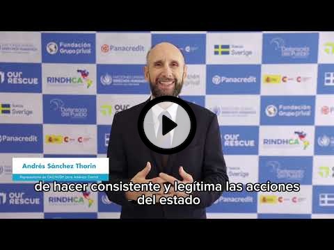 Andrés Sánchez Thorin, representante de @OACNUDH